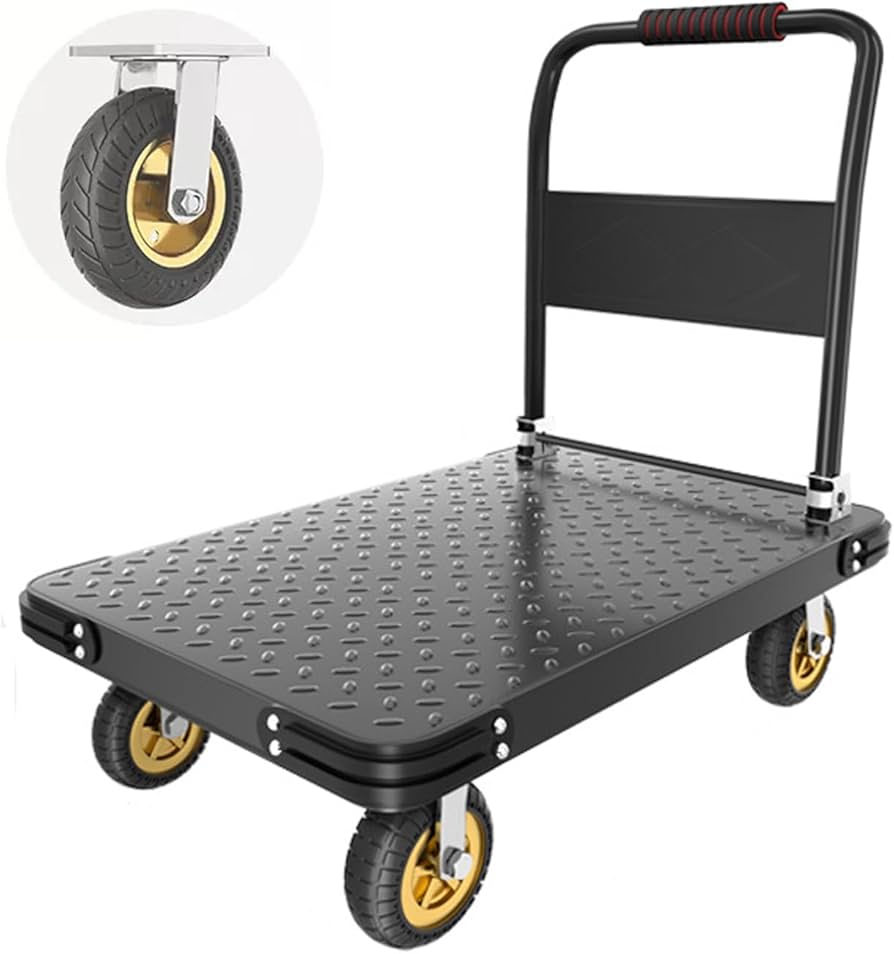 Amazon.co.jp: Vrapnudc 台車 折りたたみ 頑丈 キャリーカート 手押し